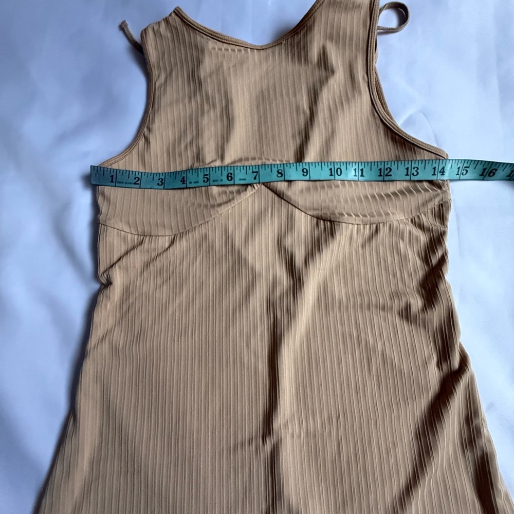 Oh Polly Ribbed Tan Jumpsuit - Picture 11 of 12